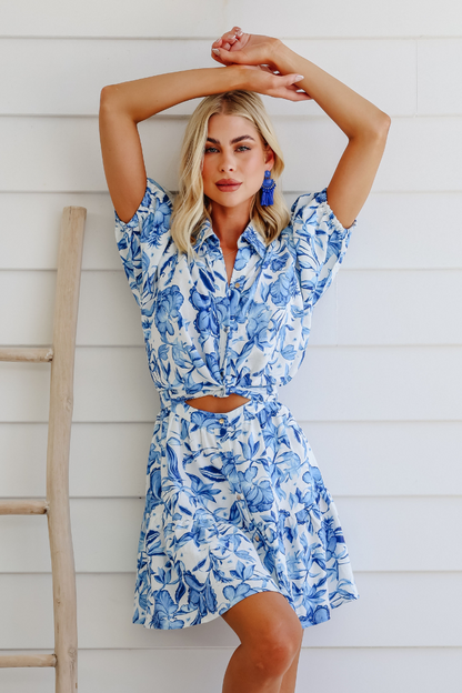 LAGOON DRESS - BLUE