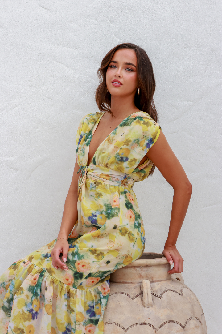MONET NECK DRESS