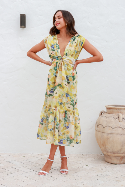 MONET NECK DRESS