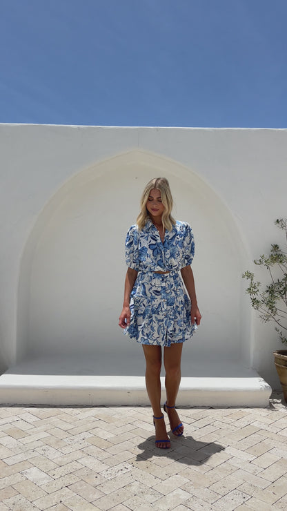 LAGOON DRESS - BLUE
