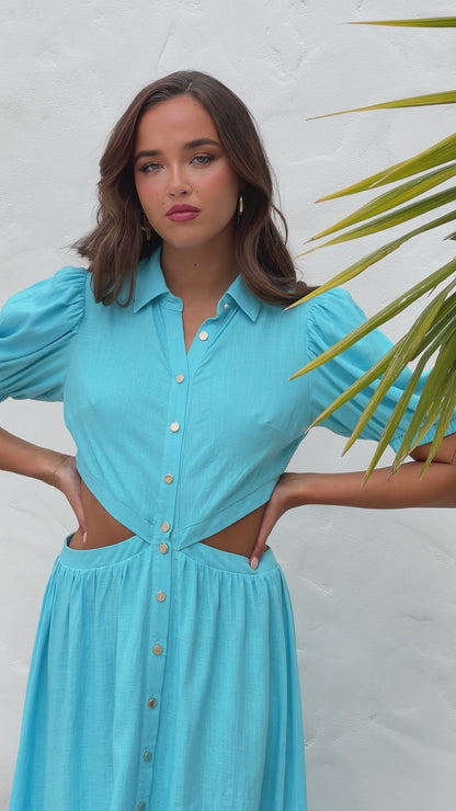 STARDUST DRESS - AQUA